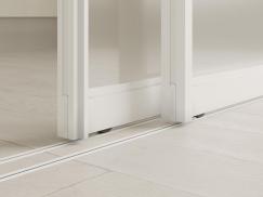 Schiebetür Detailaufnahme Rolle