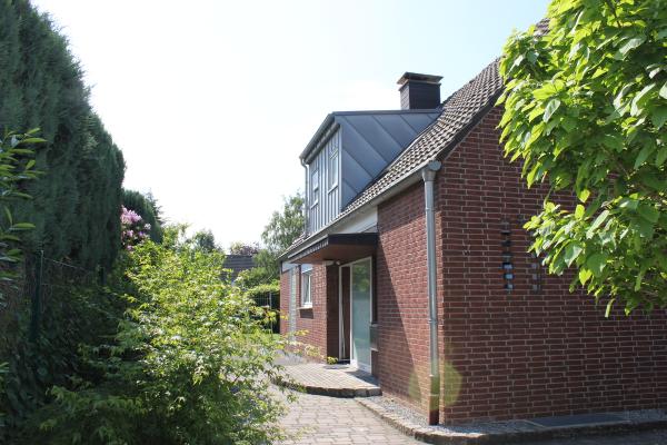 Haustür mit Milchglas Seitenteil