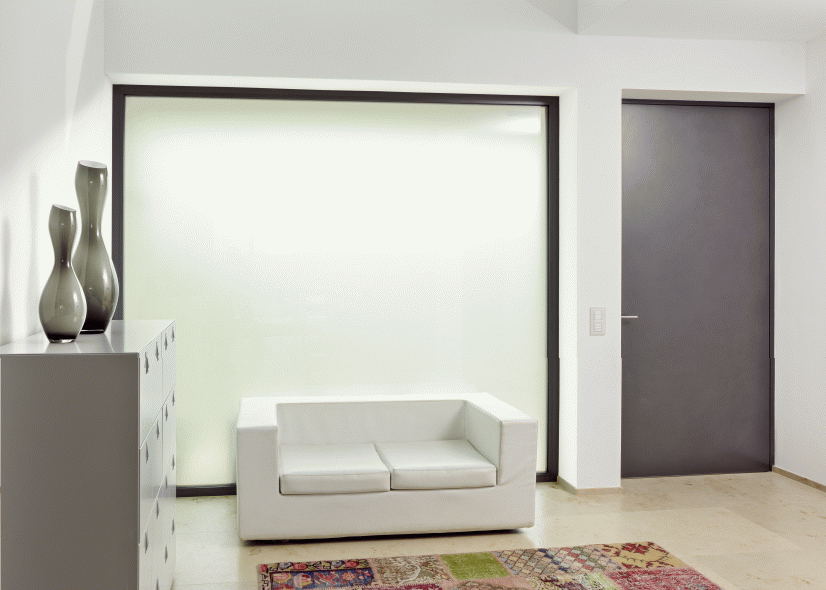 AiP Lioris Aluminium-Haustür Innenansicht